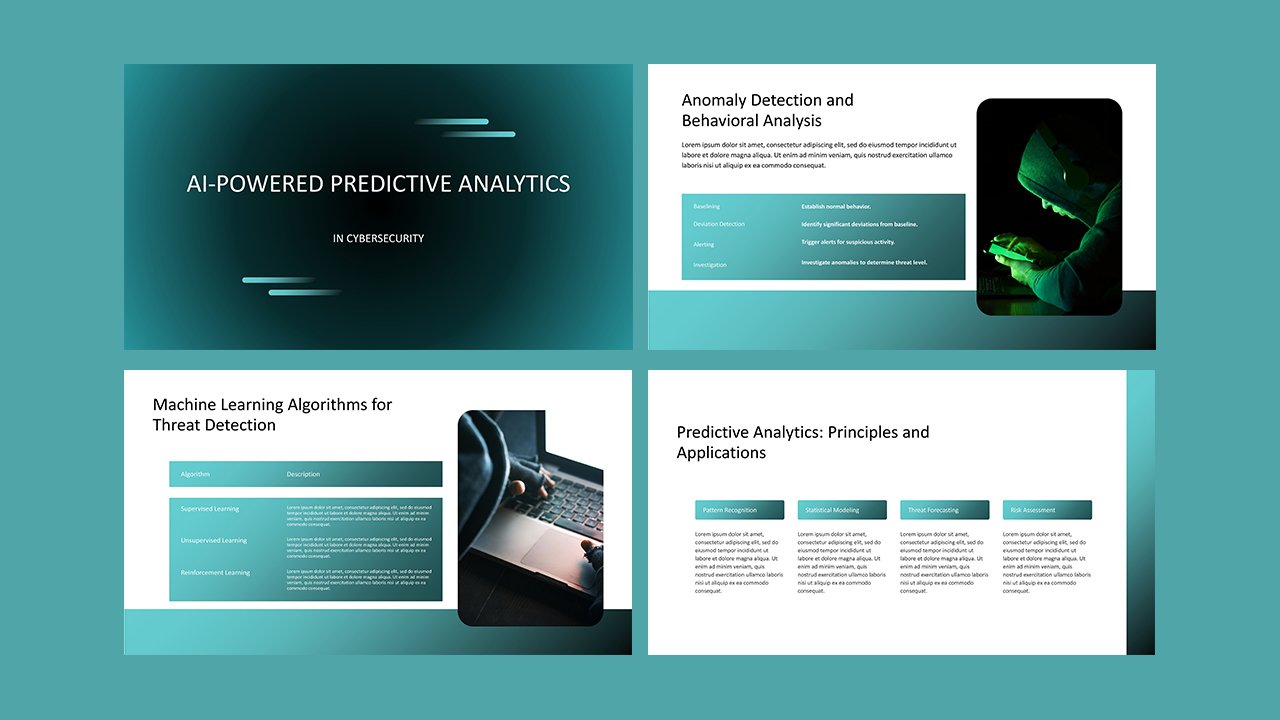 Dark Green White Gradient Technology Keynote Presentation - Presentations and Slides Free Download