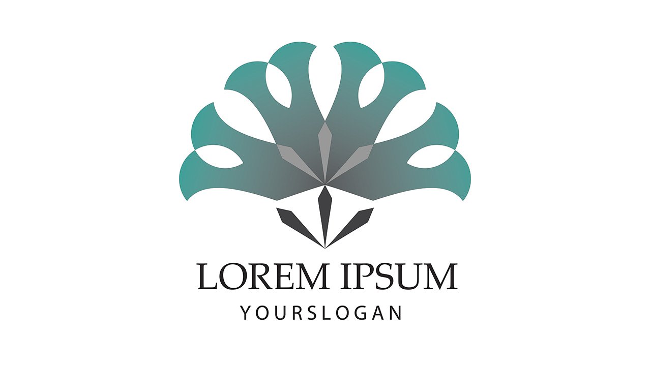 Creative Hand Fan logo template - Ai File Free Download