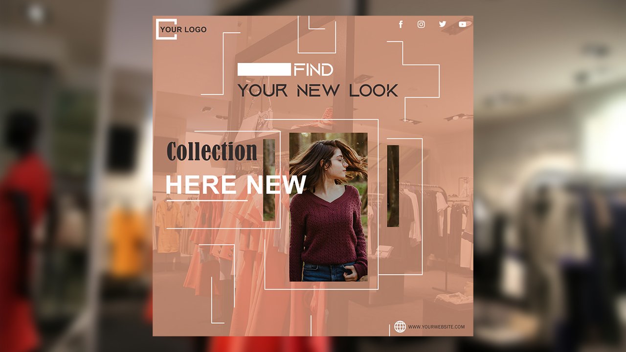 Fashion Concept Poster Design – PSD File Free Download