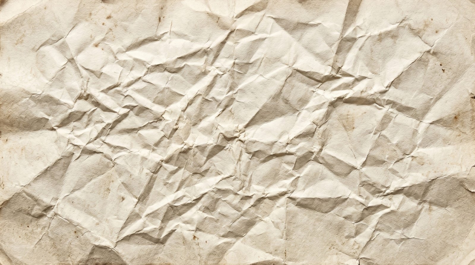White Crumpled Paper Texture Background Free Download for Projects