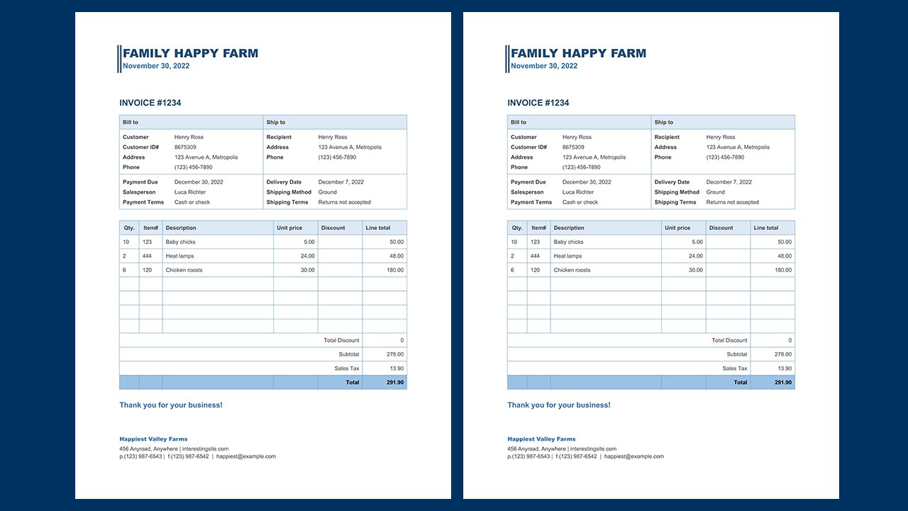 Free Business Sales Invoice Concept Word document templates - Microsoft Word Templates Free Download