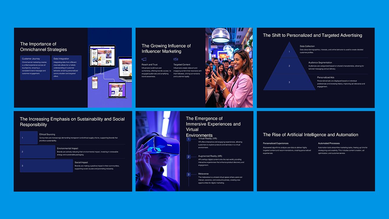 Free Digital Marketing Trends Concept Slides themes and PowerPoint templates - Microsoft Powerpoint Templates Free Download