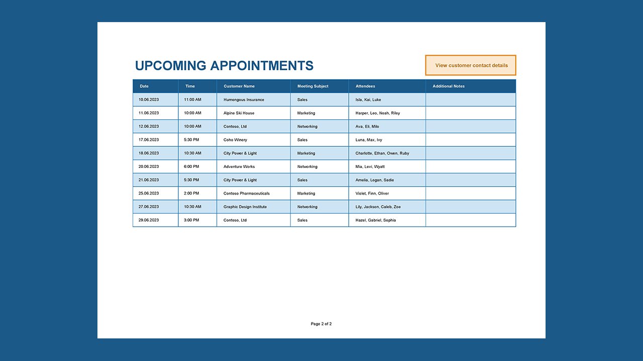 Contact list - Excel Templates Free Download