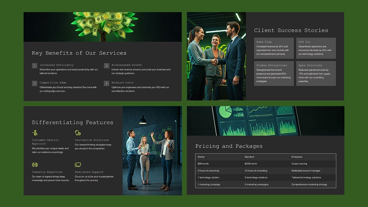 Free Services Promotion Concept Slides themes and PowerPoint templates - Microsoft Powerpoint Templates Free Download