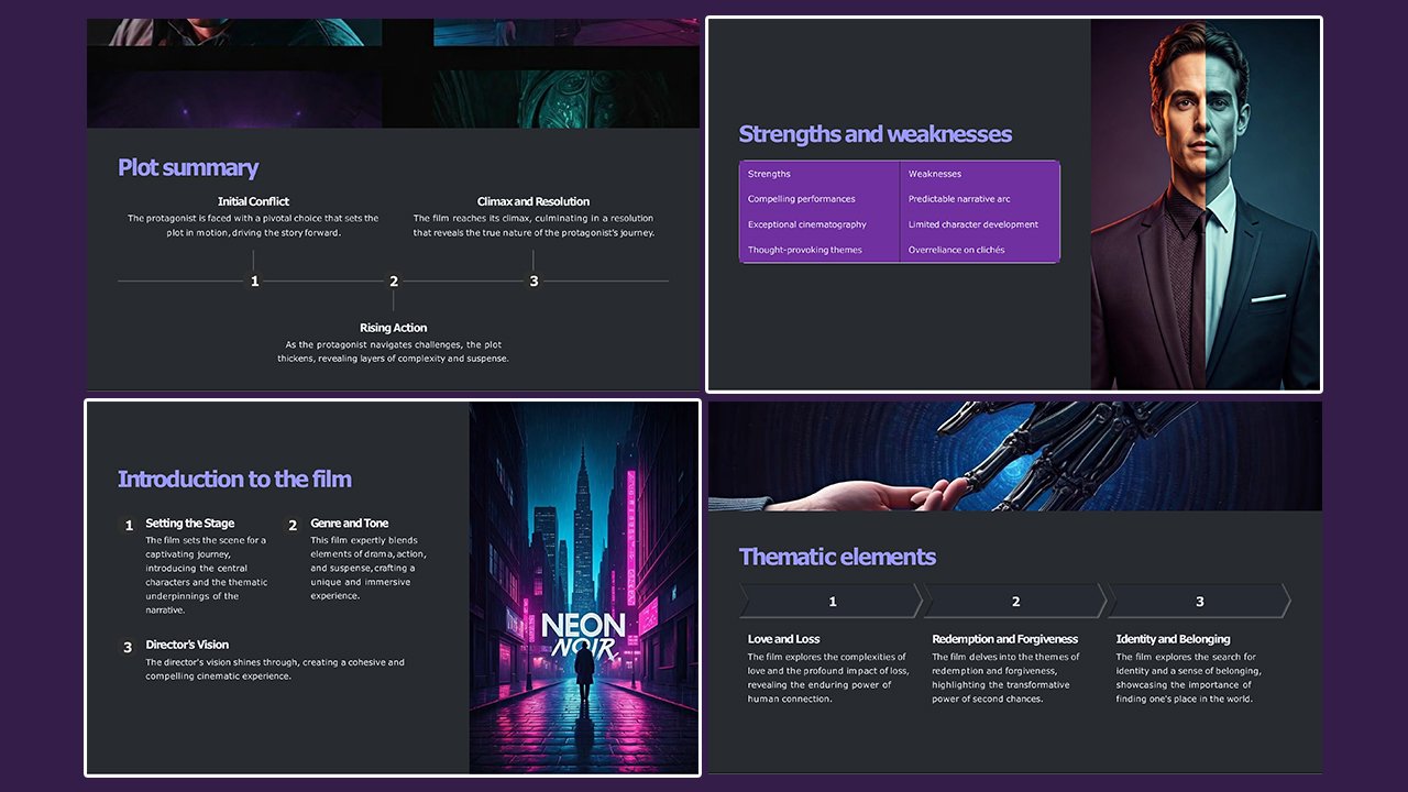 Free Movie Review Concept Slides themes and PowerPoint templates - Microsoft Powerpoint Templates Free Download