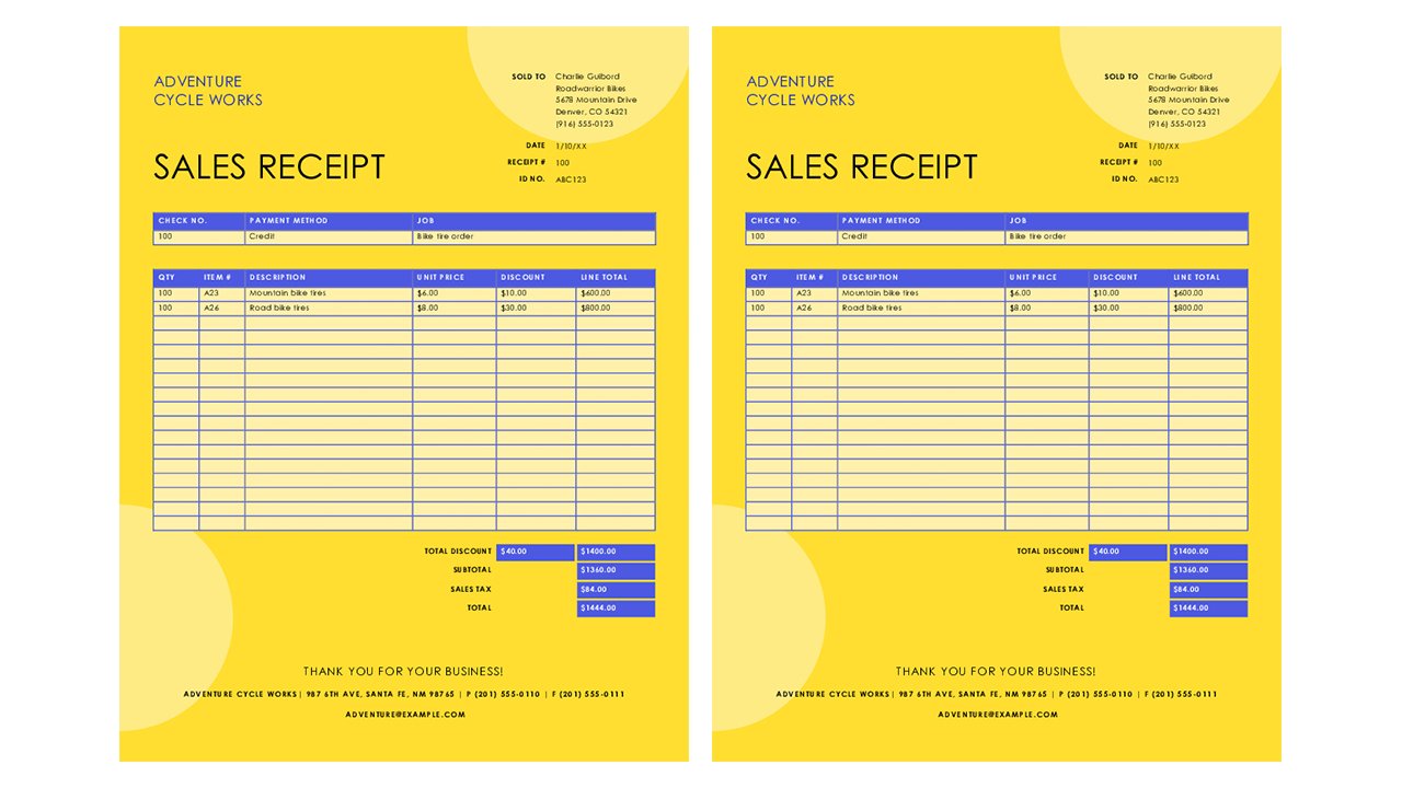 Free Retro sales receipt Concept Word document templates - Microsoft Word Templates Free Download