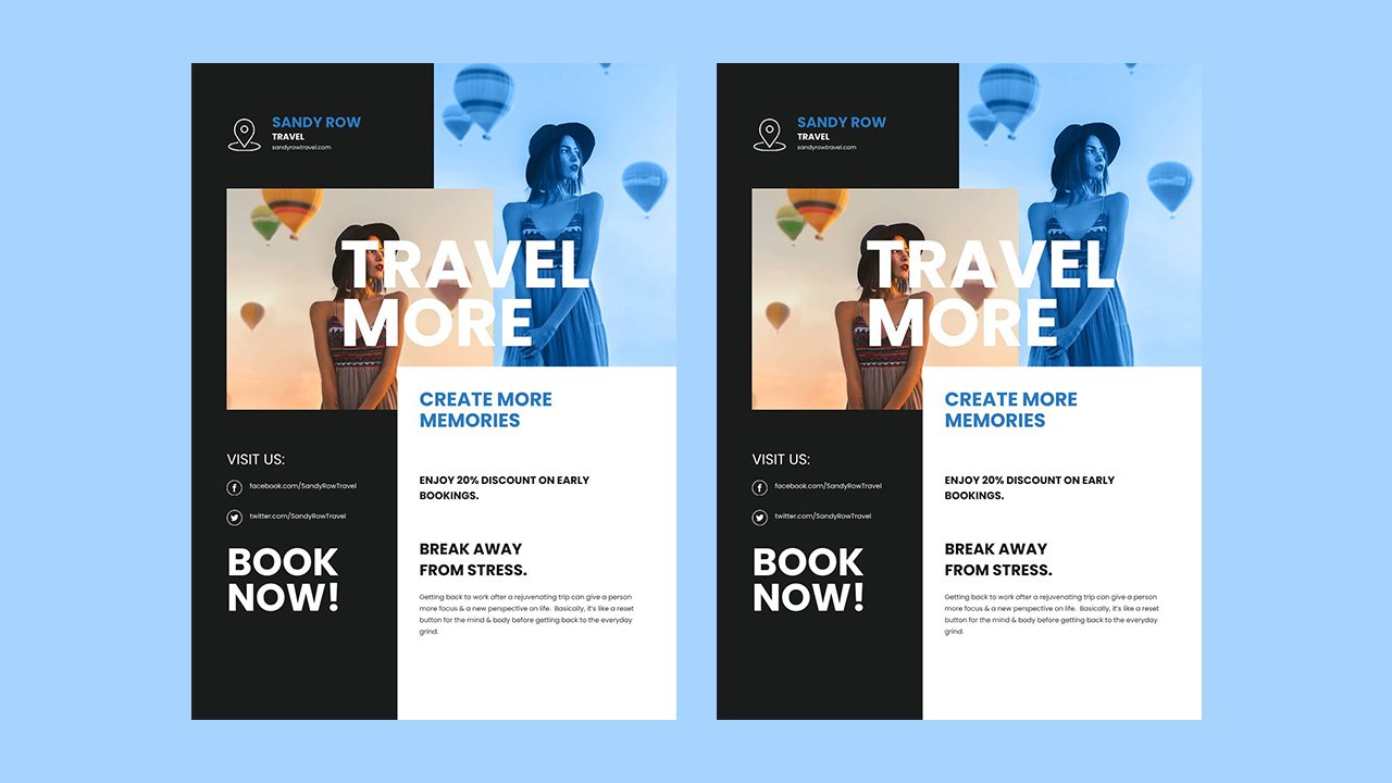 Editable Travel Magazine Ads Template - Indesign Templates Free Download